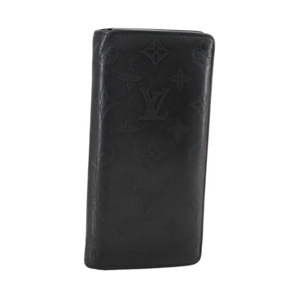 LOUIS VUITTON Monogram Shadow Portefeuille Brazza Wallet - Picture 1 of 16